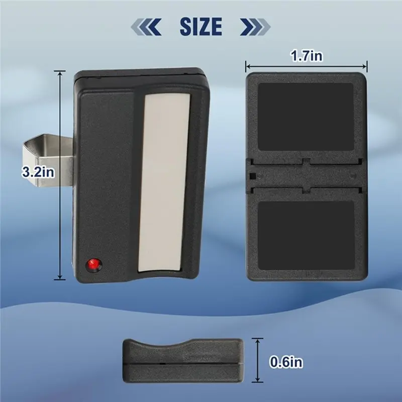 【PUBLICITY】مجموعة التحكم عن بعد لباب المرآب 10 قطعة لـ Chamberlain Liftmaster 4330E 4333E 4332E 4335E 4330EML 433.92MH #5