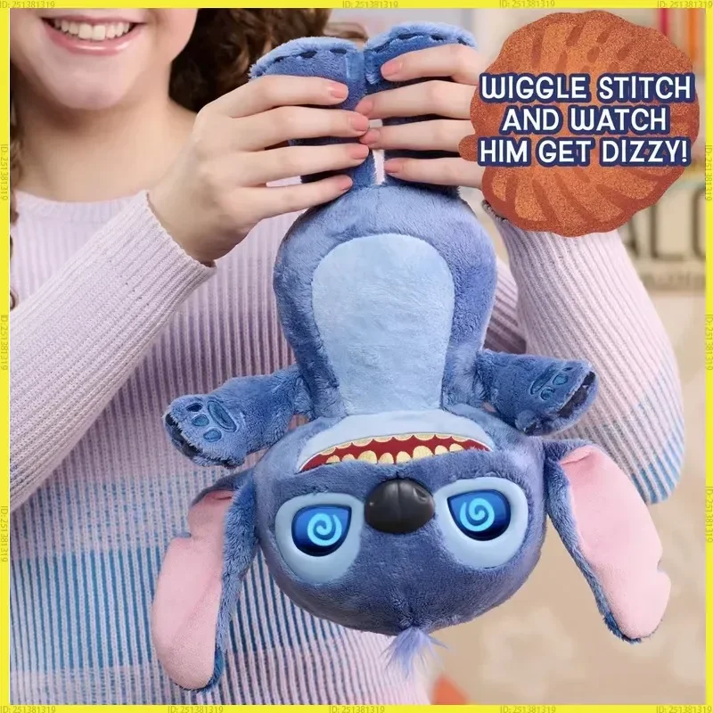 30-35 سنتيمتر ديزني ليلو وستيتش التعريفي Lcd عيون 50 الأصوات تأثير غرزة ألعاب من نسيج مخملي لطيف رقيق مخدة ناعمة الراحة دمية هدية #3