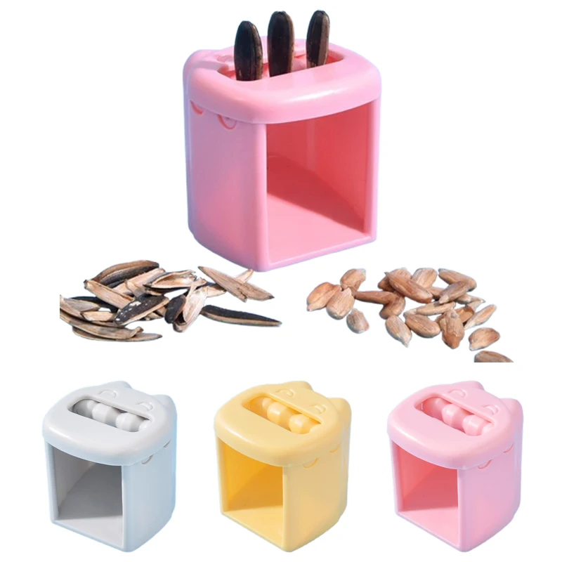Lazy Artifact Nutcracker Opener Seed Cracking Shelling Machine Sunflower Shells Peeler Melons Seed Peeler Cute Seed Splitter