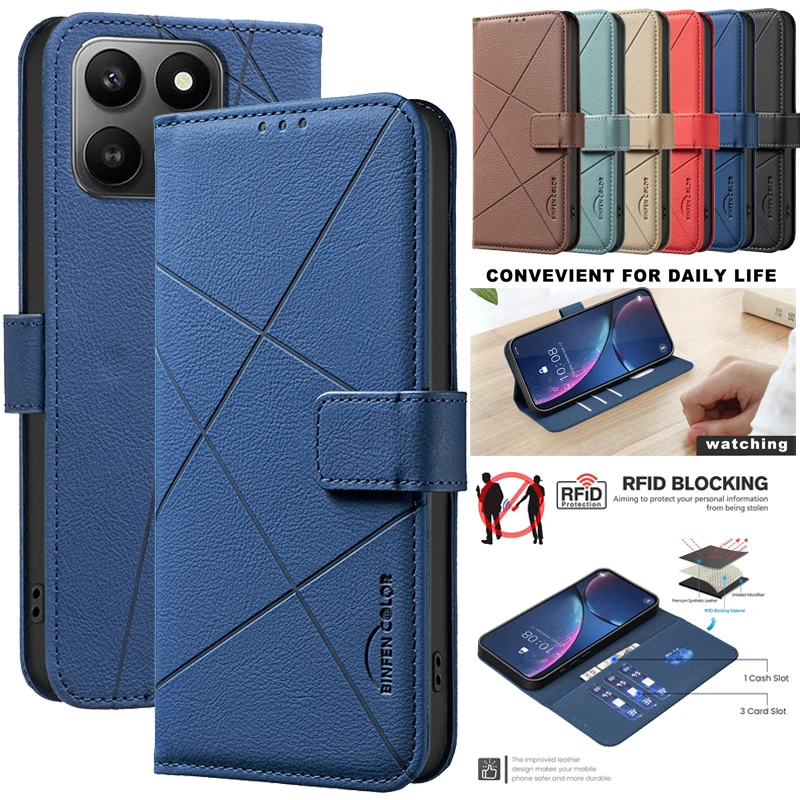 RFID Blocking Wallet Flip Case For Honor 400 Smart Honor400 Pro Lite 5G 4G Coque Phone Cover Leather Cases Protect Bags Fundas
