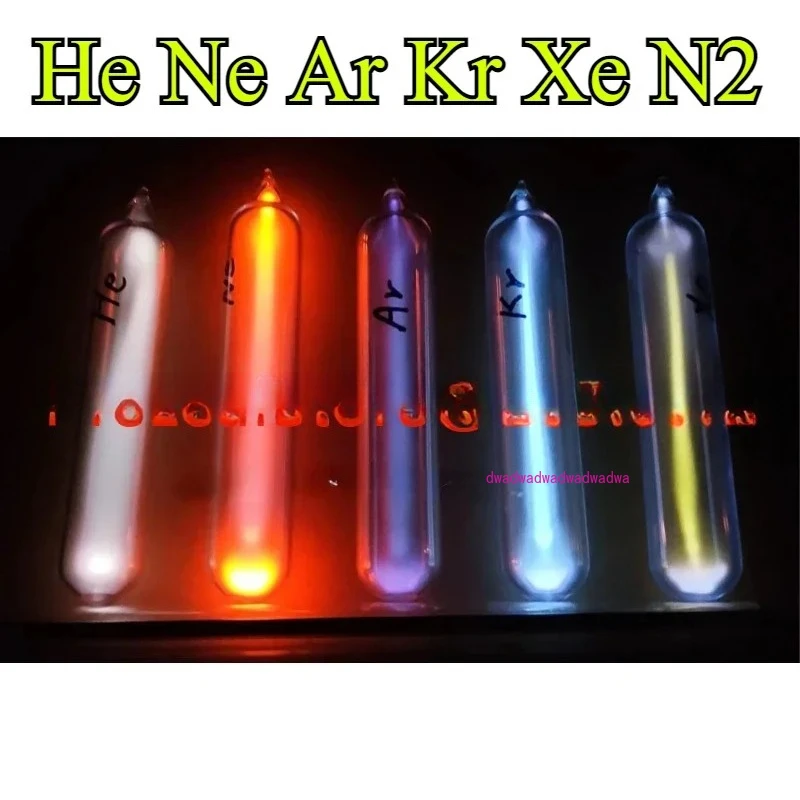 

gas light-emitting tube Rare gas tubes argon helium neon krypton xenon and Nitrogen oxygen carbon dioxide.Glass sealed rare