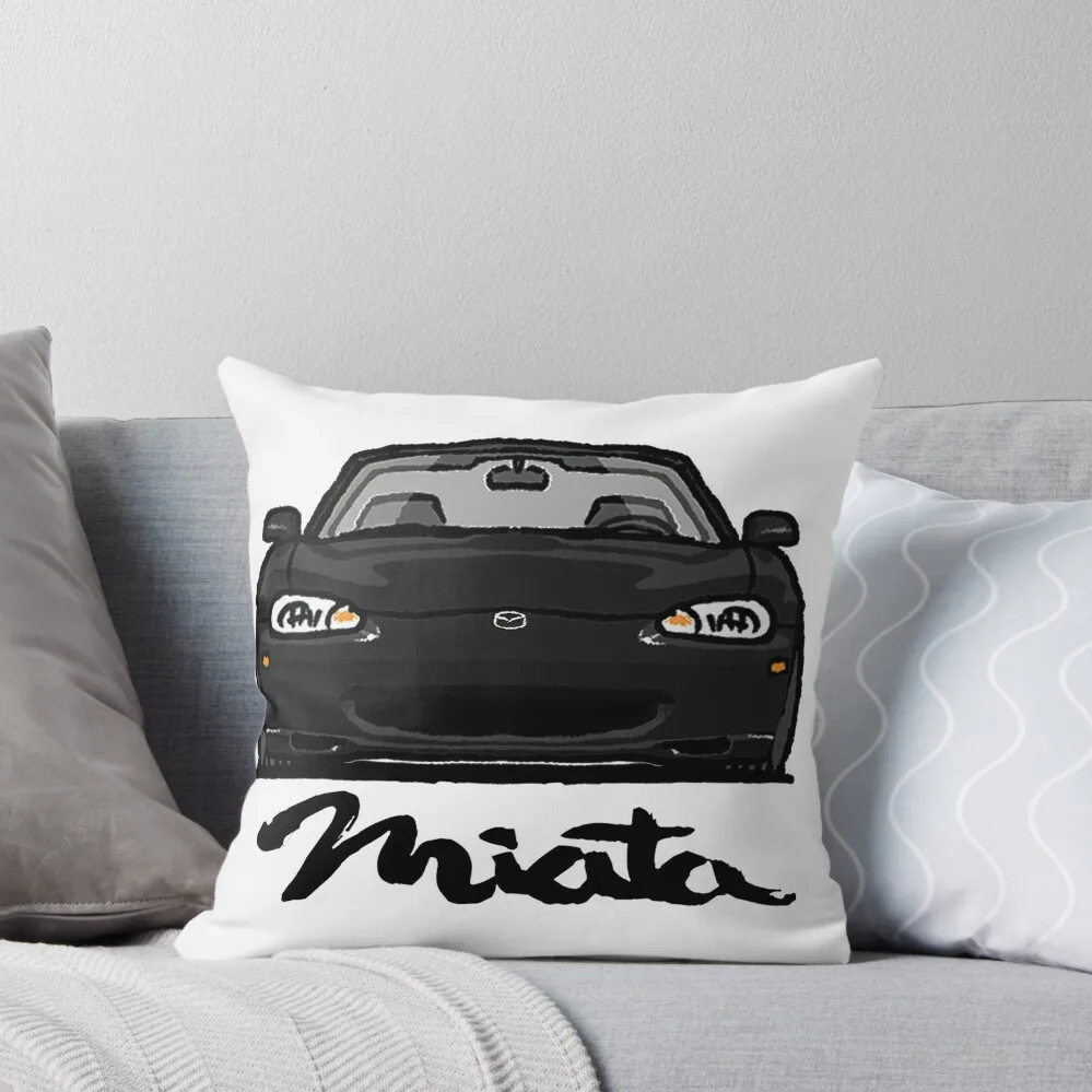 

MX5 Miata NB - NB1 Black Throw Pillow Decorative Sofa Cushion autumn pillowcase Christmas Covers pillow