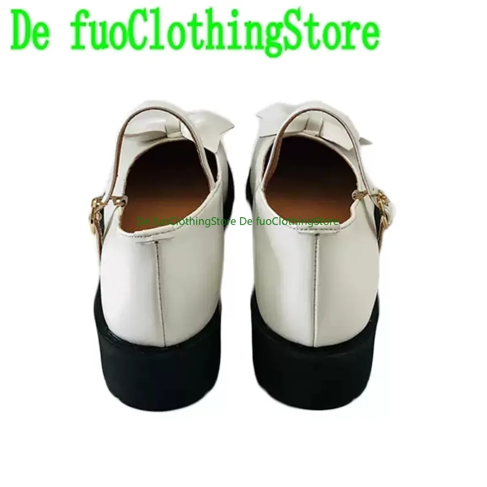 Danganronpa Cosplay Women's Shoes Chihiro Fujisaki School Uniform Style Boots Customized Carnival Halloween Party