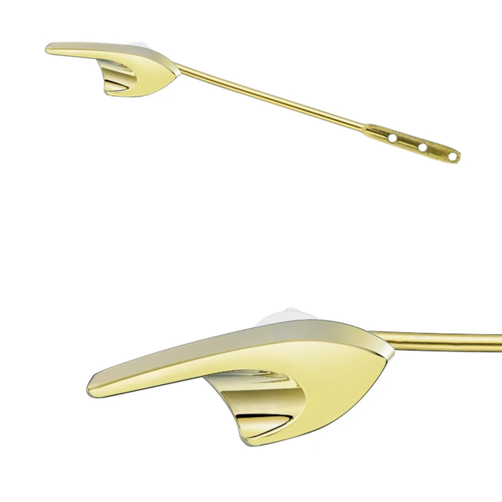 Front Mount Toilet Flush Lever Made of Zinc Alloy Perfect for Replacing Rusted Handles with User Friendly Design