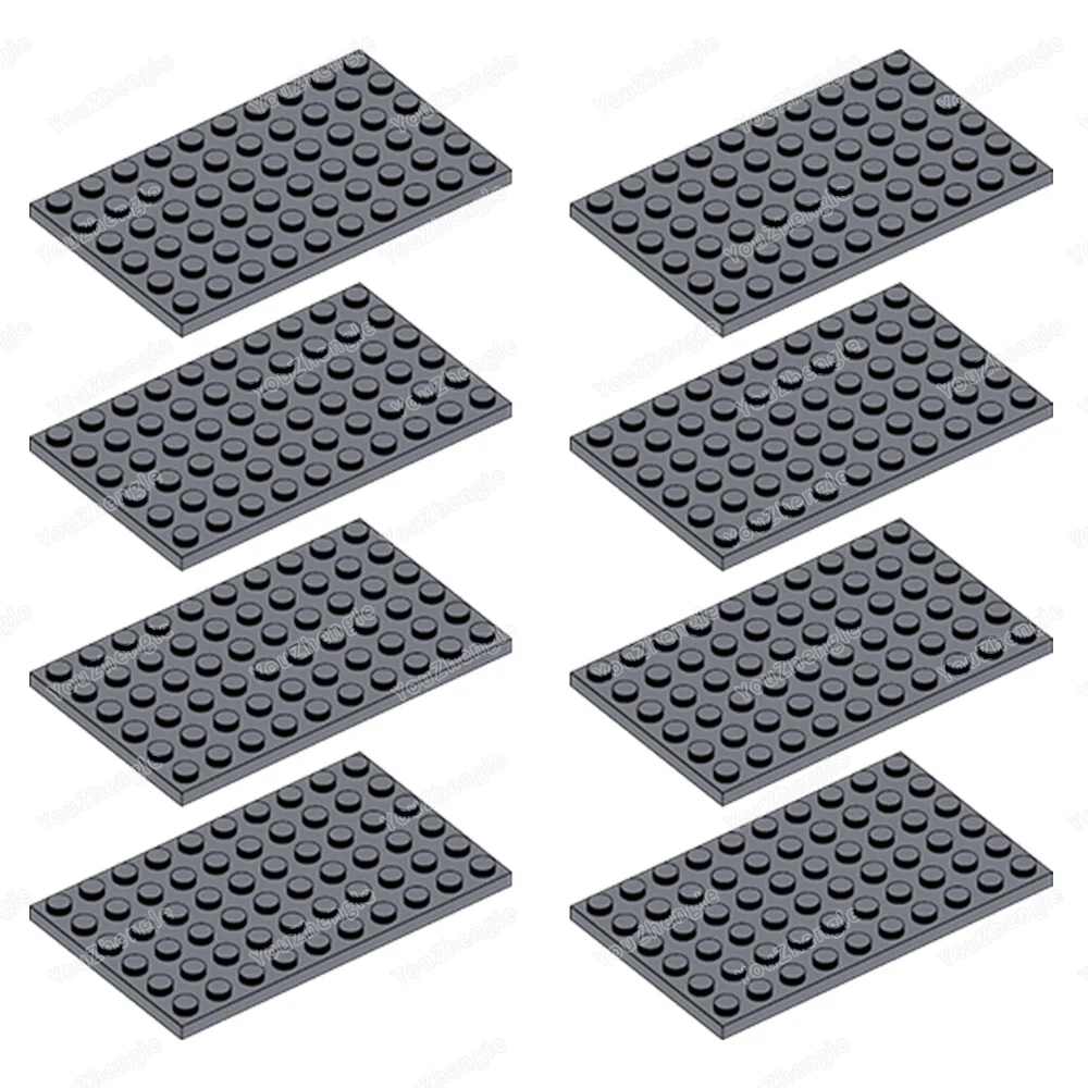 3033 Building Block Base Plate 6x10 Parts Assembly MOC Figures WW2 Street Scene Mecha Gear Scene Match Model Parts Gifts DIY Toy