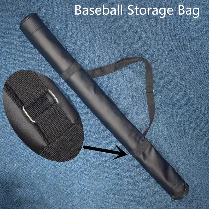 70/75/81cm Baseball Bat Stick Bag Bat Backpack Equipment Bags Stick Cover Baseball Backpack Leather Oxford Cloth Portable