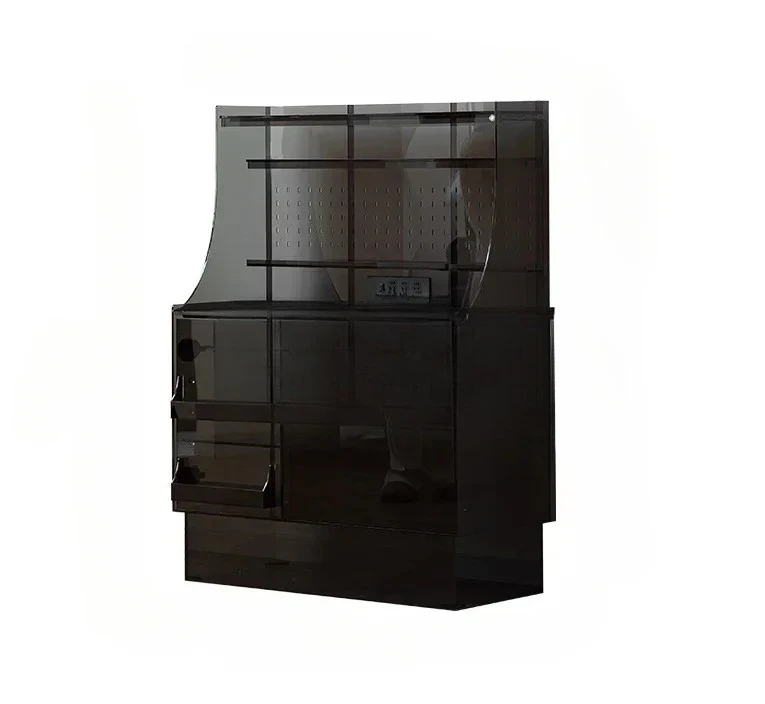 A   Acrylic dining edge Nordic light luxury high-end wine cabinet Multifunctional storage cabinet