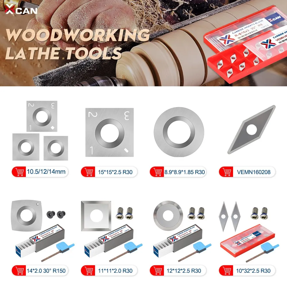 Drehen Werkzeug Hartmetall Einfügen 10 stücke 10,5x10,5x2,0mm 35D Holz Drehmaschine Werkzeug Legen Schneider für Spial/Helical Hobel Klinge Ersatz – Detail 1