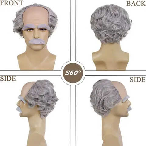 10 best sales मज़ेदार विग - №4