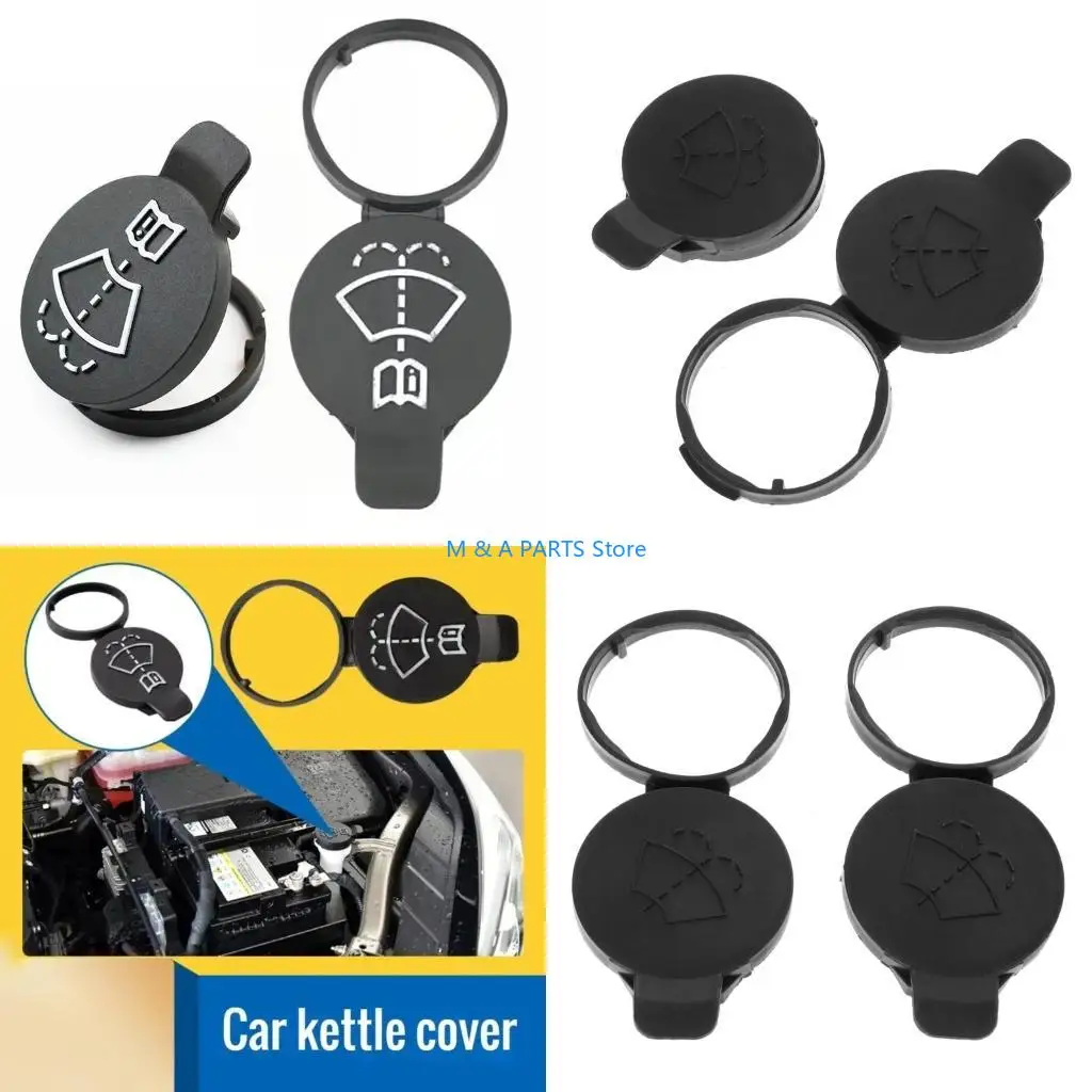 

U1JF Vehicle Washer Cover Plastic Windshield Washer Reservoirs Caps for Car GL