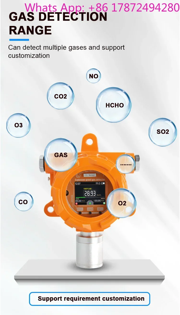 Wall-Mounted Explosion-Proof TVOC & H2S   Monitoring Sensor