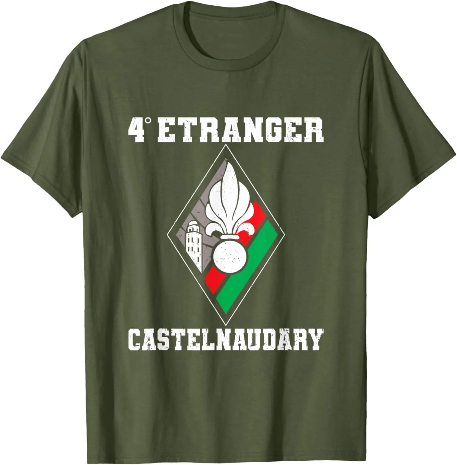 Armée Militaire Française Etrangere Troupe T-Shirt Short Sleeve Casual 100% Cotton Shirt