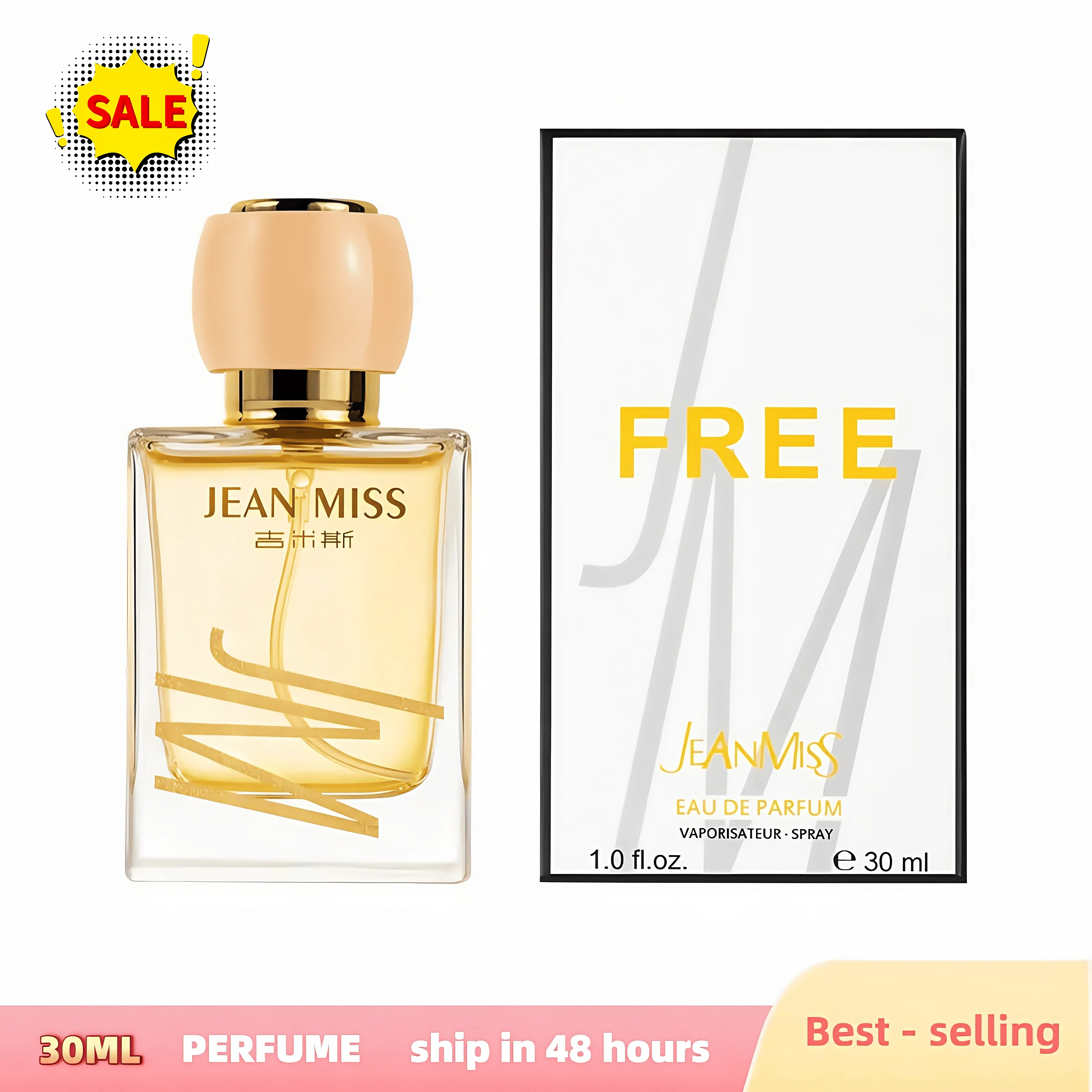 

30ml Free Water Women's Perfume floral and fruity fresh natural and long-lasting Eau de Toilette high-quality gift perfume spray