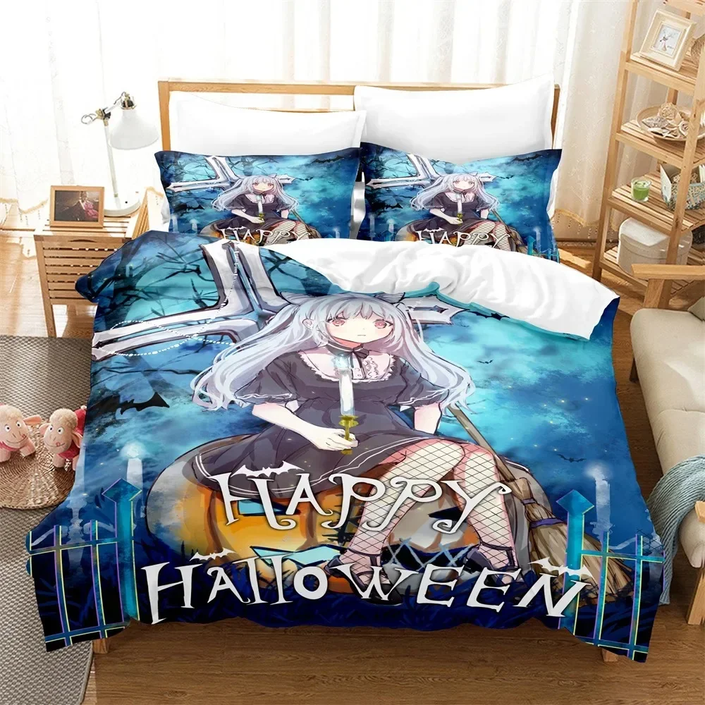 Beautiful girl Bedding Sets Home Bedclothes Super King Cover Pillowcase Comforter Textiles Bedding Set