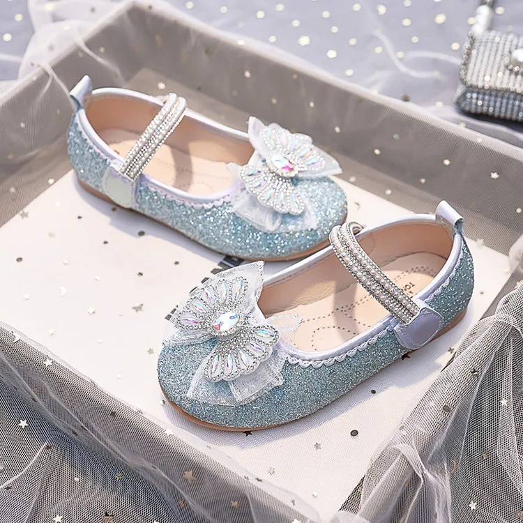 Strass-Haken-und-Schlaufen-Mädchen-Mary-Jane-Schuhe für Partys, Hochzeiten, Shows, elegante, süße Prinzessinnenschuhe – Detail 8