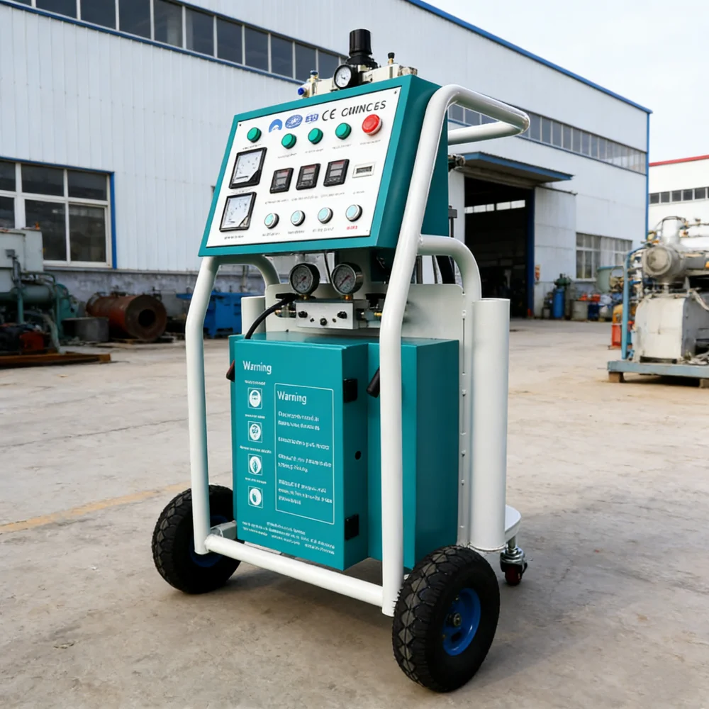 Air Driven PU Foam Spraying Machine High Pressure Two Component Injection Equipment for House Roof Wall Insulation Projects