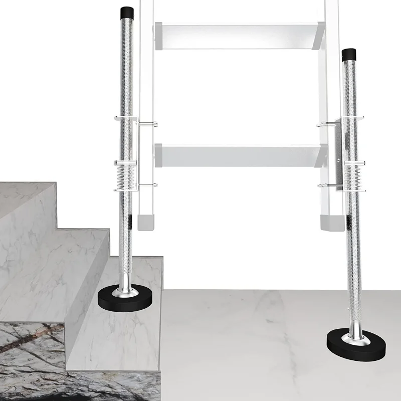 Ladder Leveler Pair,Ladder Accessories Tools Working on Stairs, Adjustable Ladder Leveler for Stable Platform and Ground Level