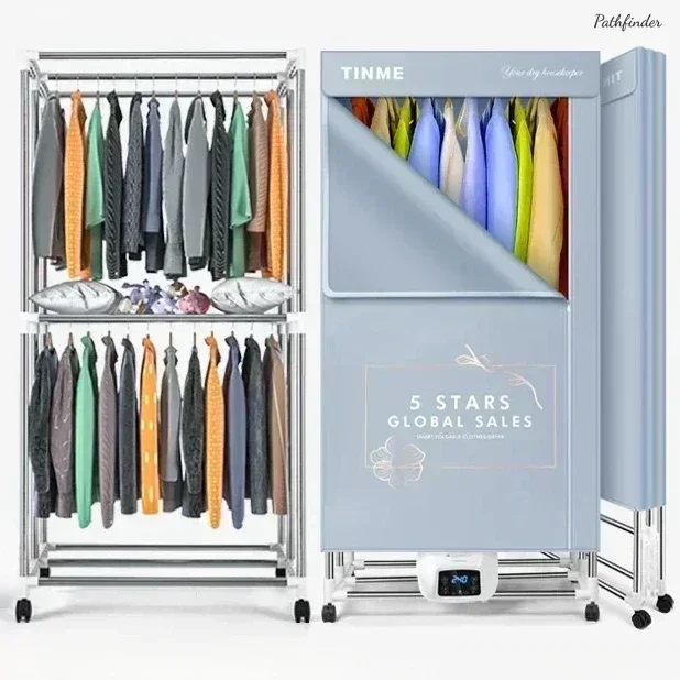 Dryer. Household. For rental house. Small. Foldable. Clothes dryer. Large capacity. Wardrobe dryer. New model.