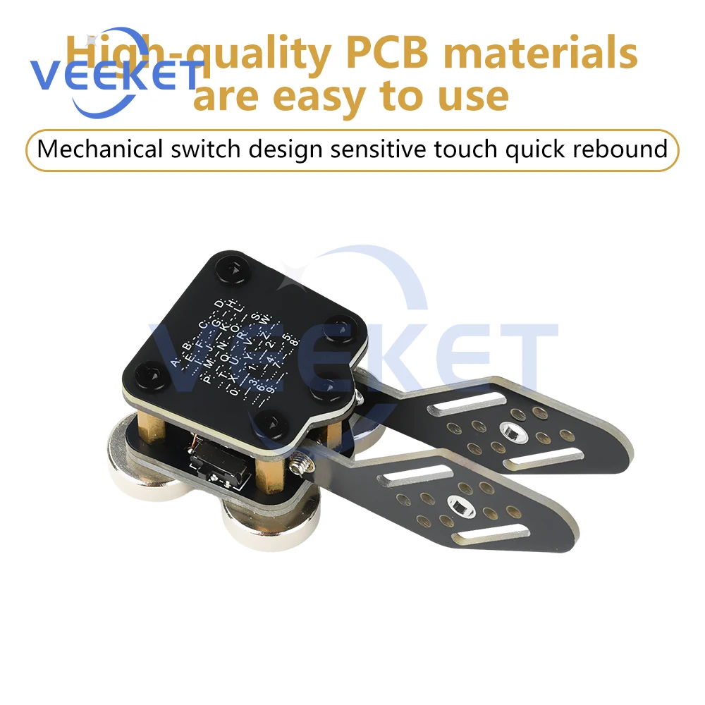 

CW Morse Code Key Trainer PCB Board Dual Paddle Automatic Electric Key Morse Code Trainer DIY Training Tools DIY Electronic Kit