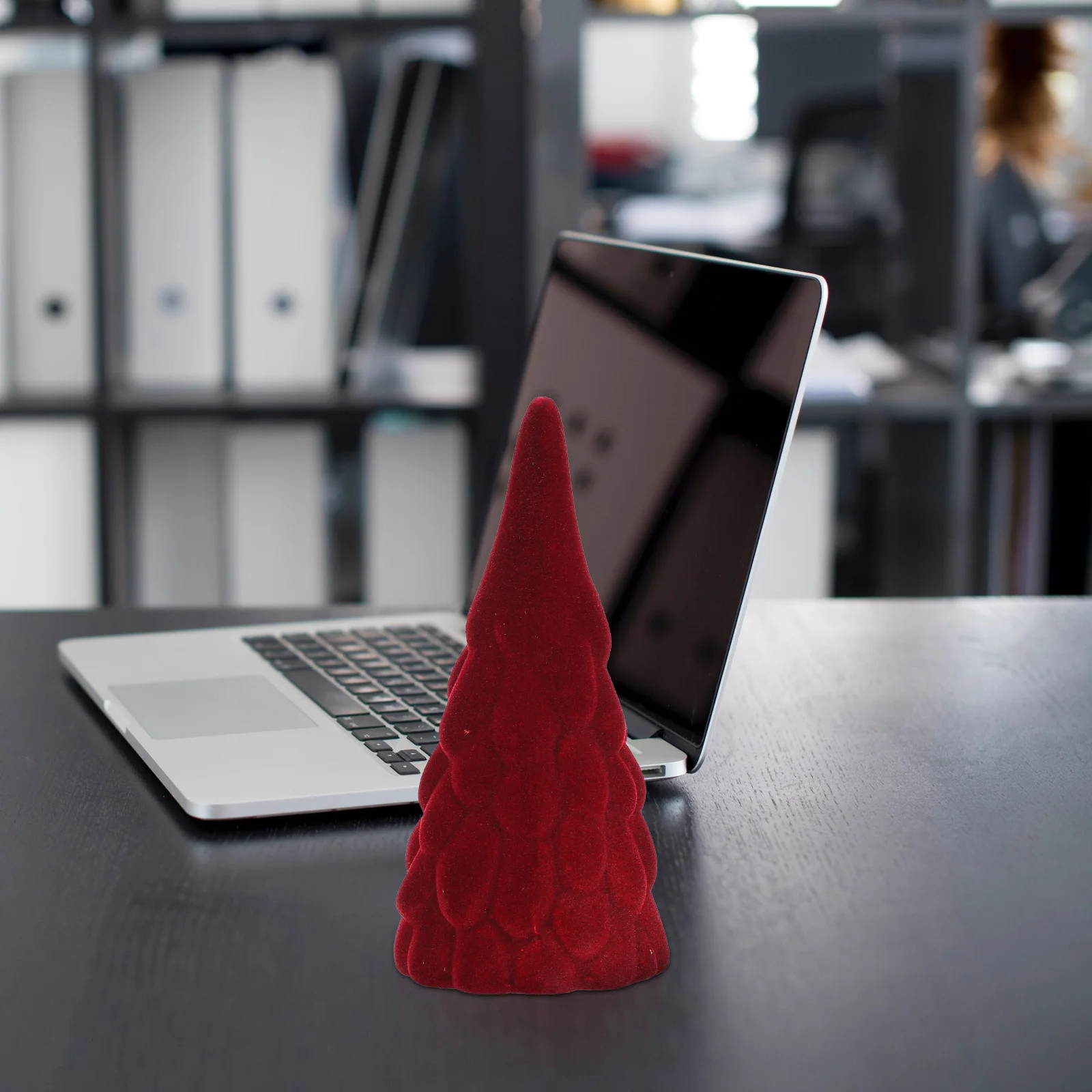 

1Pcs Christmas Tree Tabletop Ornament Chic Pretty Xmas Decor Safe Non-Deform Desktop Adornment for Home Restaurant Decor