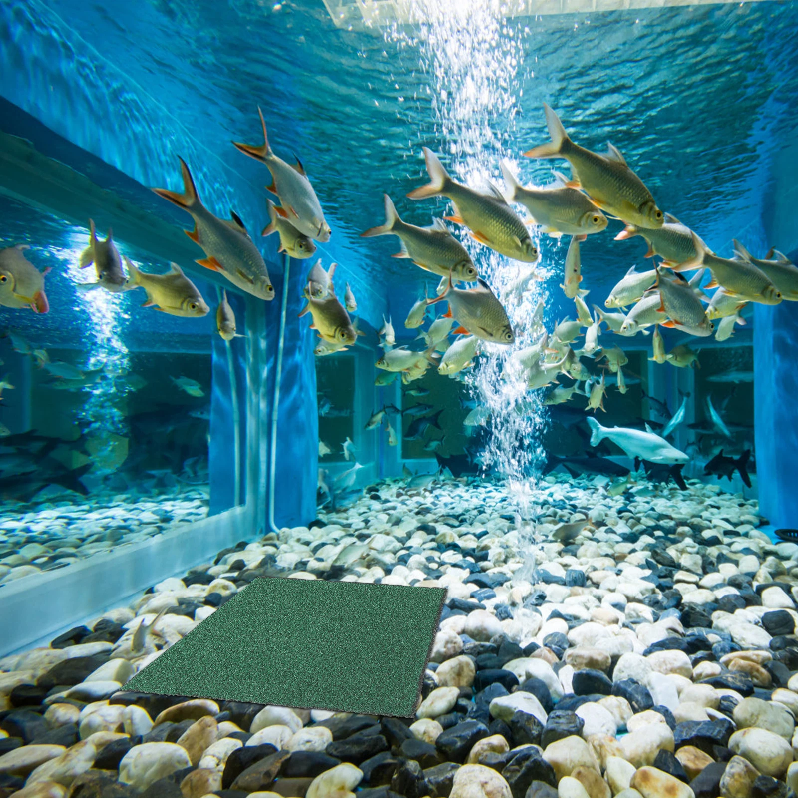 

1 Sheet Simulation Aquatic Plants Fake Grass Lawn Fish Tank Decor Aquarium Landscape Plastic Turf Artificial Grass Turf