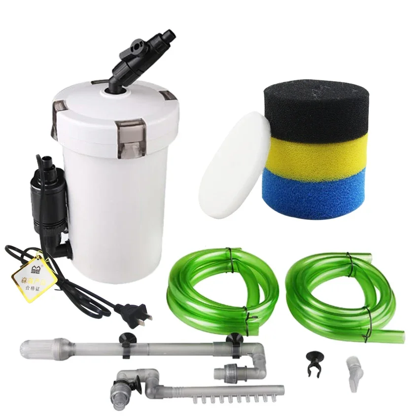 Filtr do akwarium Sunsun, ultra cichy filtr zewnętrzny typu bucket, 220V / 6W, modele HW-602B, HW-603B