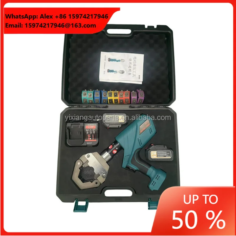 Portable AC Hose Crimper Kit Hydraulic Crimping Tool Hand Machine AC Manual Hose Crimper Originalauto Ac Hose Hydraulic Crimper