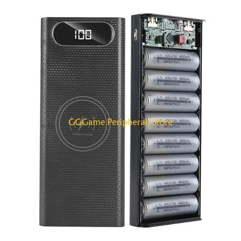 U55B LCD 8x21700 Battery for Case for Shell Fast Wireless Charging