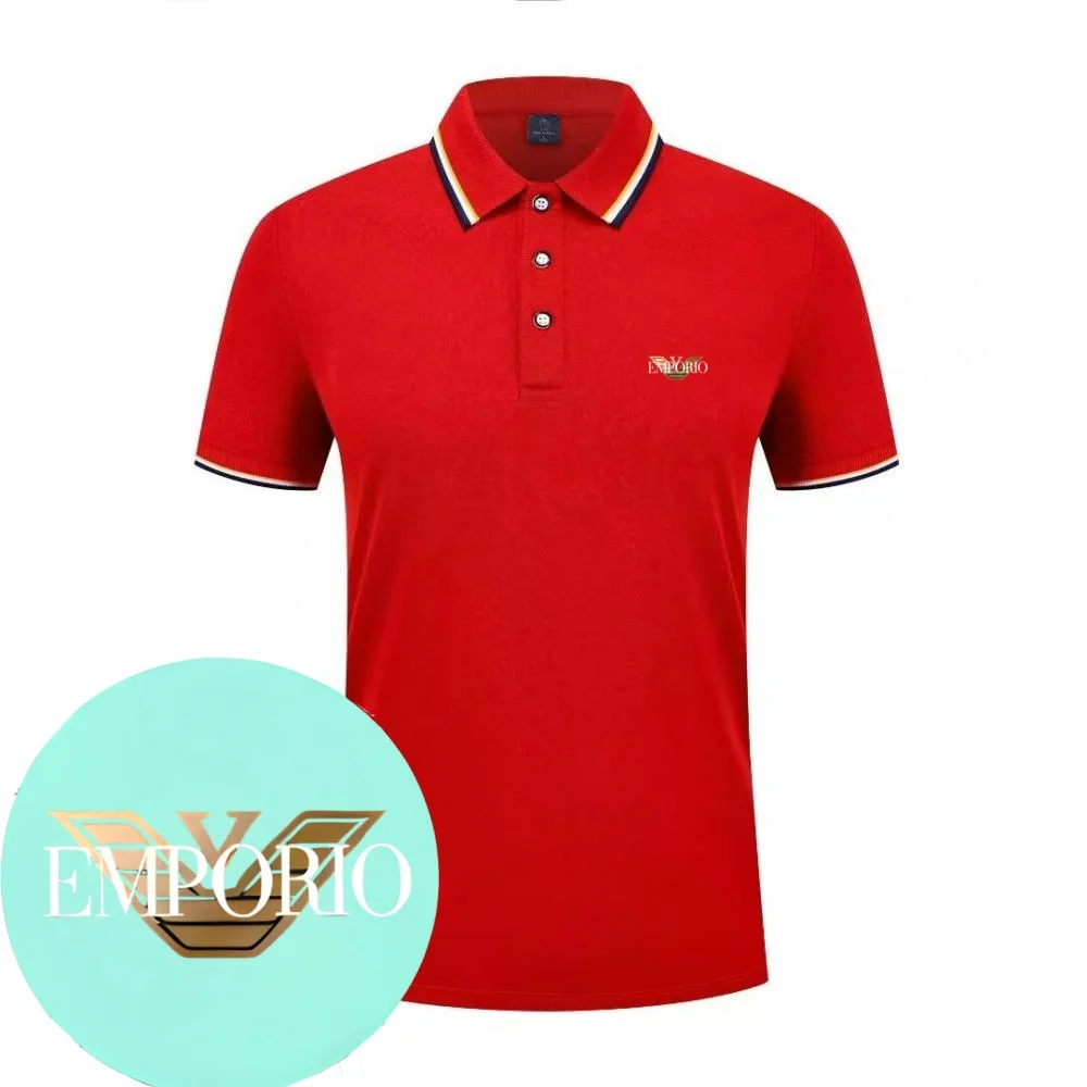 Summer Short Sleeve Sport Casual Shirt Top Extra Large Size Men's Business Casual POLO Shirt