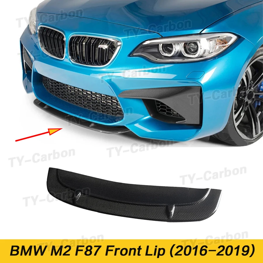 

Carbon Fiber FRP Front Lip Spoiler Short Chin Apron For BMW 2 Series F87 M2 2016 - 2019 Bumper Shovel Guard Plate Car Styling