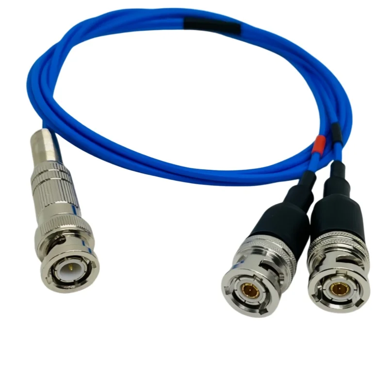 BNC Male to Double Triaxial BNC Male 1：2 Test Line  Q9 to TRB Double Male Test connection cable