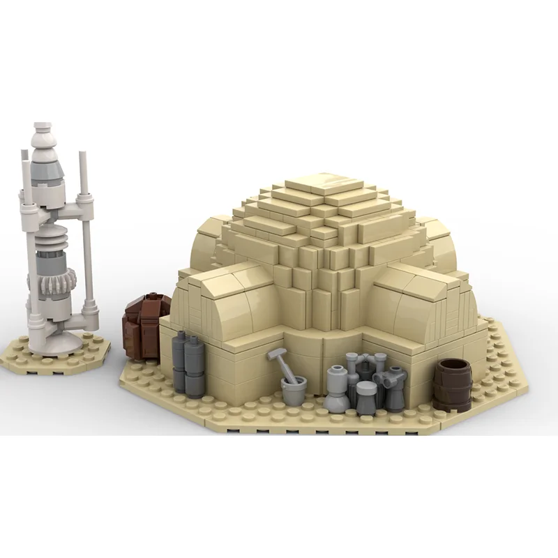 Estrela série de filmes modelo moc blocos de construção minifig escala modelo de construção modular tecnologia tijolos modelo montagem brinquedo do feriado