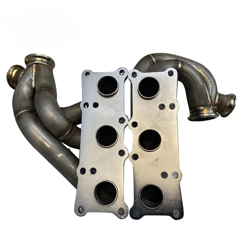 Turbo Exhaust Manifold Downpipe For BMW N54 SS304 Stainless Steel Performance Catless Exhaust System