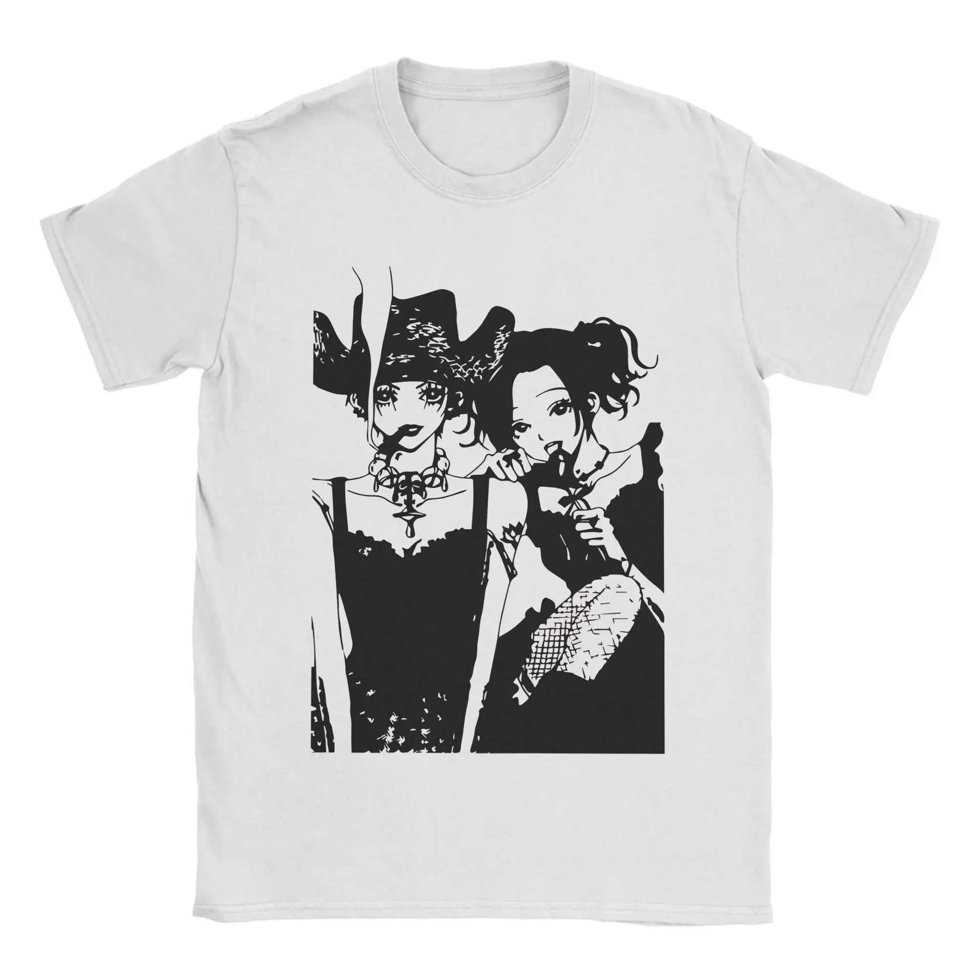 Anime Nana Osaki T-Shirt Summer  Y2K Basic T-Shirts Cotton Trending Tee Shirt For Men's Short Sleeve Casual Tees