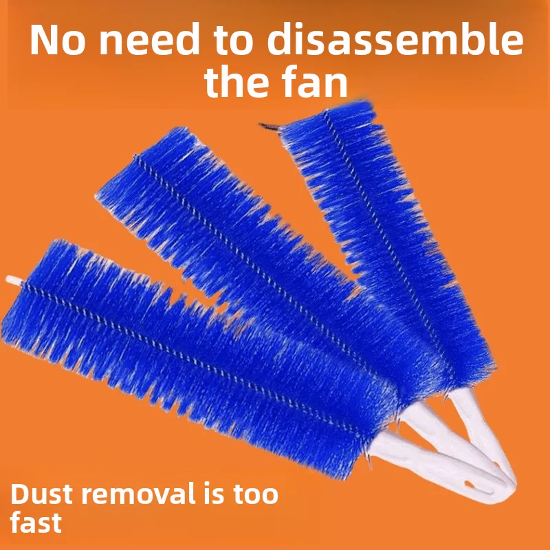 10PC Fan Dust Brush–No Disassembly,Deep Clean,Soft Bristles Non-Scratch,Adjustable Handle,Hanging Hole,Fast Dust Removal