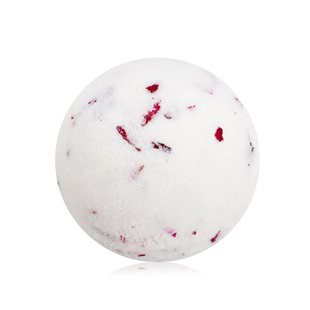1 pz olio essenziale di rosa naturale per una pelle liscia idratata rilassante palla da bagno con bolle regalo spa