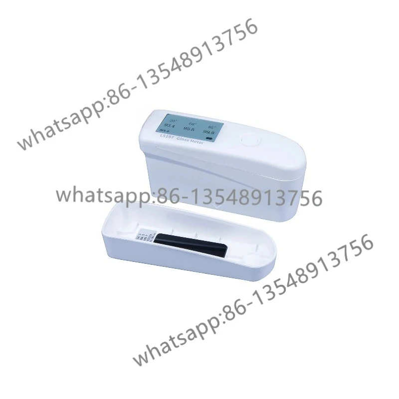 Digital Gloss Meter LS197 Portable Division Value 0.1GU Measurement Angle 20 ° 60 ° 85 ° Surface Gloss Measurement Spot