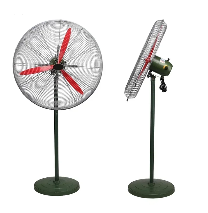 

22" 26" 30" Wholesale Electric AC Industrial Pedestal Cooling Ventilate Factory Metal Blade Stand Fans