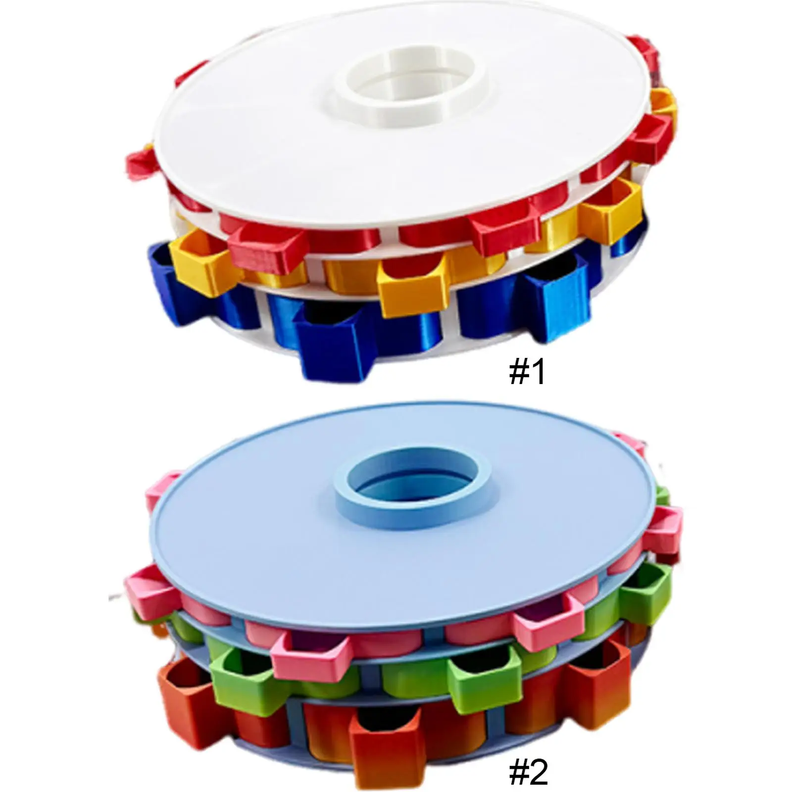 

Rotating Diamond Painting Tray Organizer 3D Printing Rhinestone Tray Diamond Art Trays Kits Diamond Painting Supplies