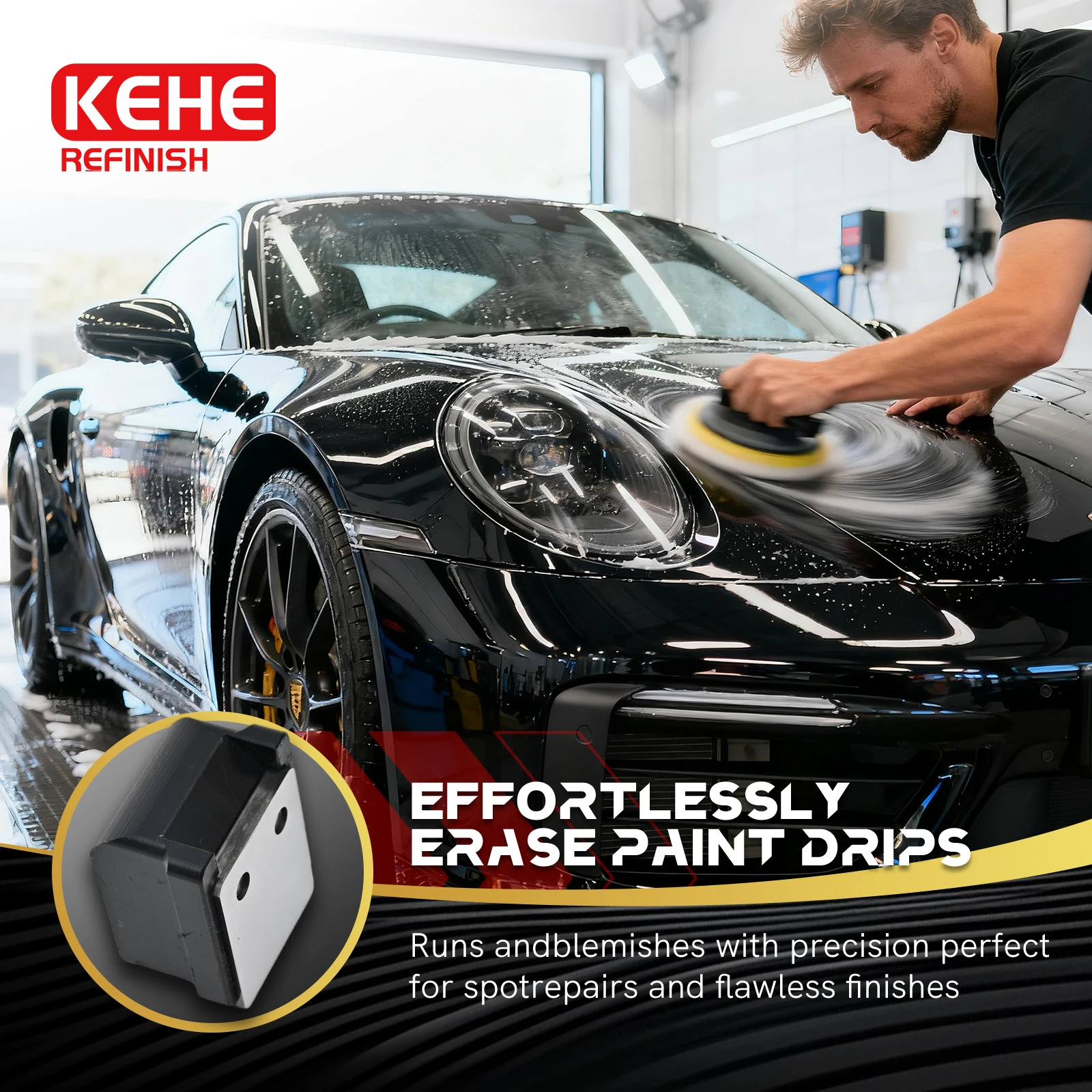 مجموعة شفرات نقطة تلميع السيارة من كربيد التنغستن لإزالة الترهل والمفاصل والبقع، صلبة للغاية لإصلاح البقع