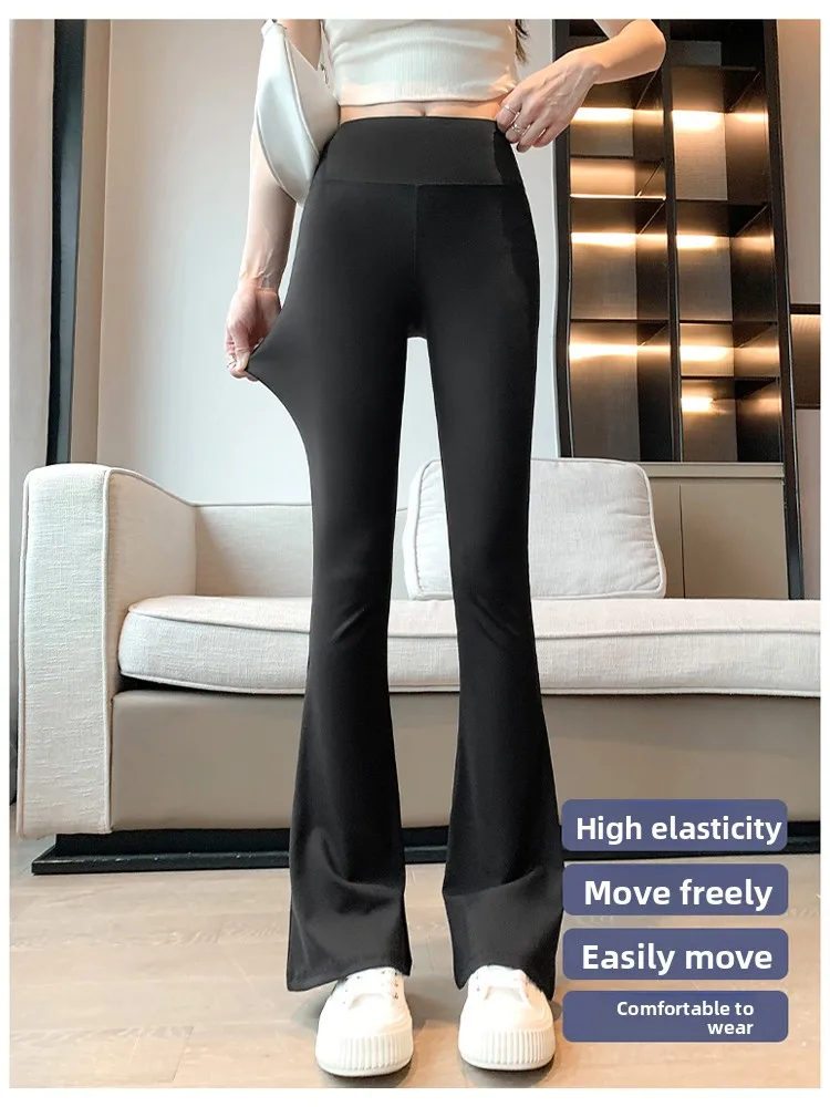 Pantaloni da yoga Bot a vita alta dimagranti Pantaloni da donna sottili primaverili autunnali in pelle arca di grandi dimensioni Grasso MM Controllo della pancia Butt Li...