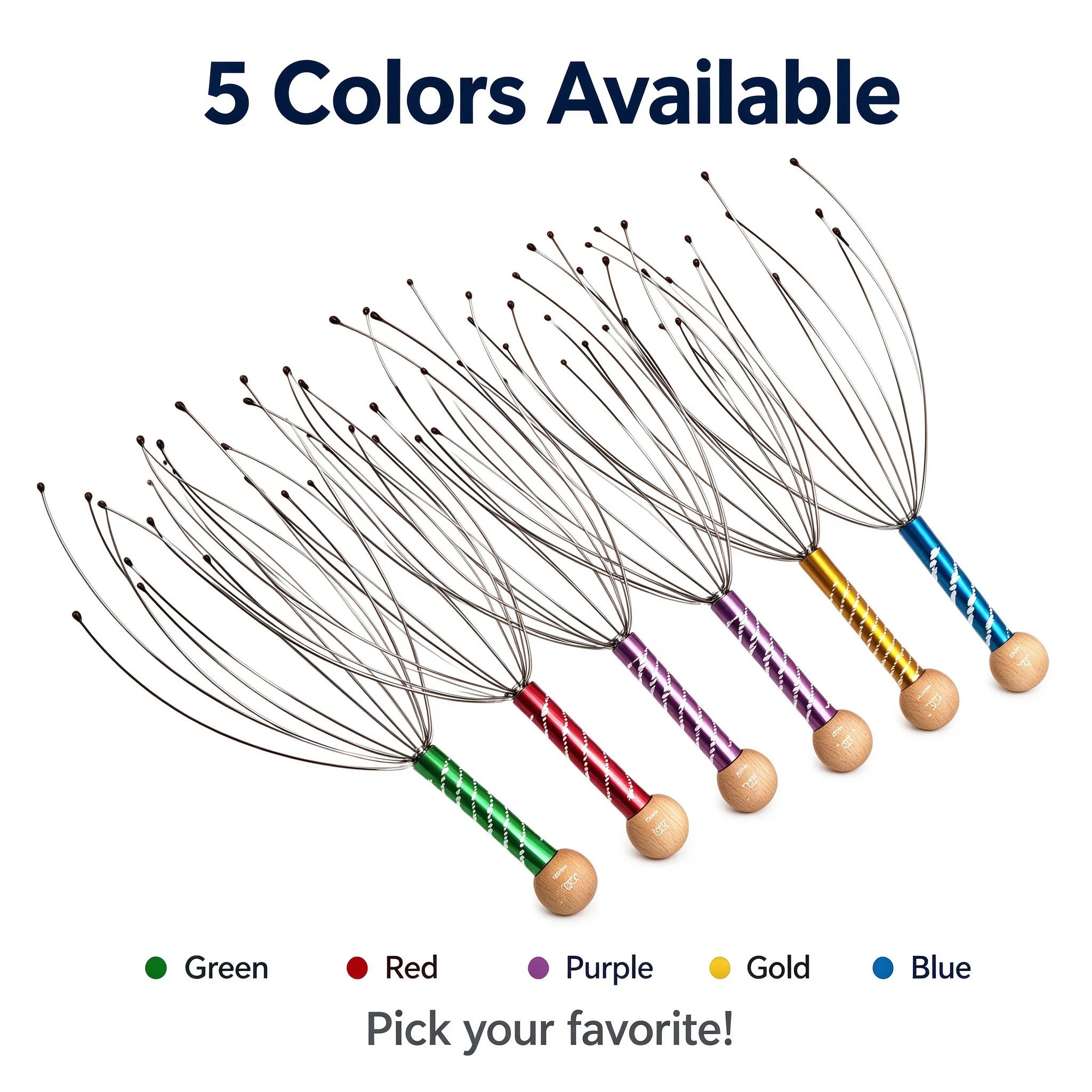 Head Massager Scalp Massage Claw Octopus Stainless Steel Massager Relaxation Stress Relief Meridian Comb Head Scratching Tool Multifunctional/Head Massager Scalp Massage Claw Octopus Massager Soothing Relaxation Stress