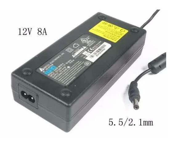 Delta Electronics EADP-96GB A, 12V 8A, Barrel 5.5/2.1mm, 2-Prong Power Adapter