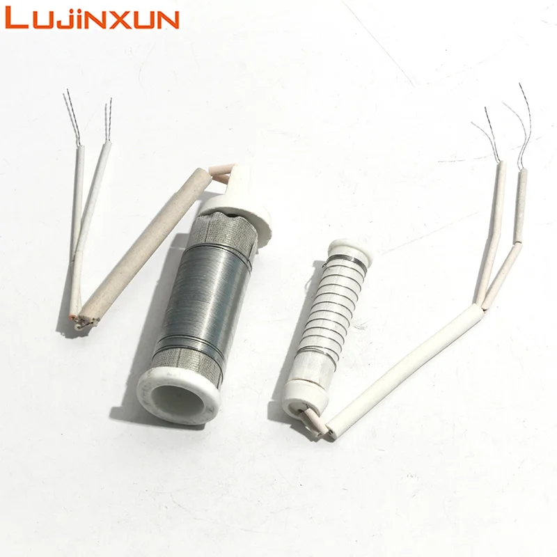 LUJINXUN высокочастотный фарфоровый паяльник с нагревателем, электрический внешний 220 В, деревянная ручка, 75 Вт-500 Вт, различные варианты мощности