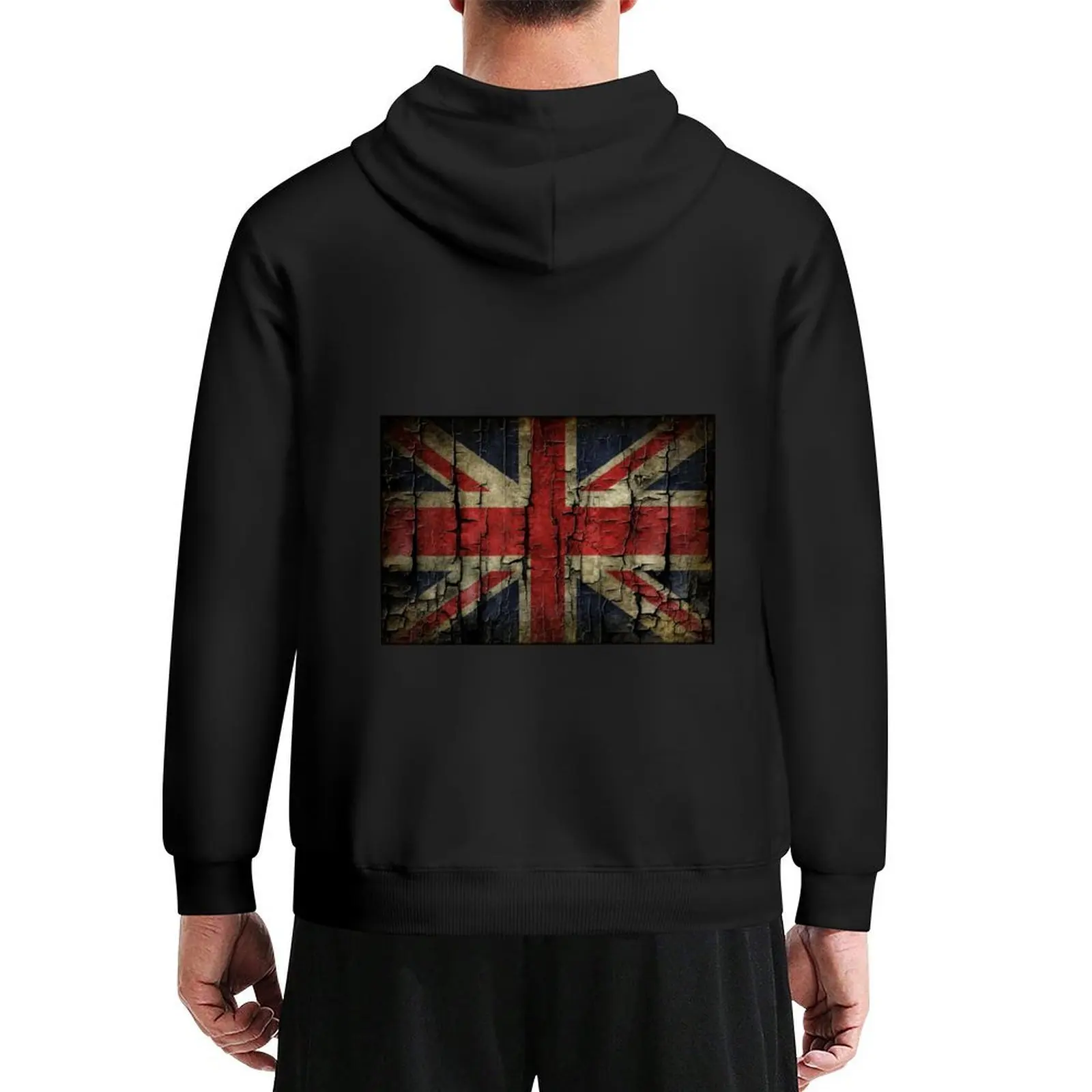 

Grunge Union Jack Flag Hoodie fashion men autumn jacket men aesthetic clothing men's winter sweater new in hoodies and blouses