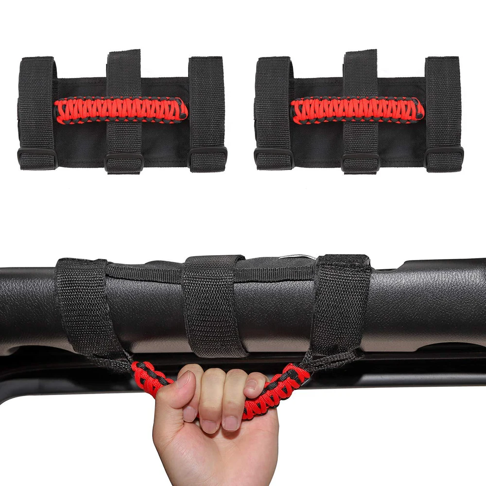 Roll Bar Grab Handles Grip Handle for Jeep Wrangler JK JKU JL JLU TJ YJ Sports Sahara Freedom Rubicon Unlimited Gladiator UTVATV