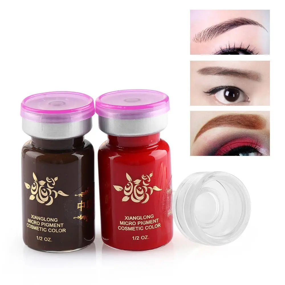 Microblading Durable Cosmetic Eyebrow Lip Liner Tattoo Ink Makeup Pigment  Emulsions Semi Permanent