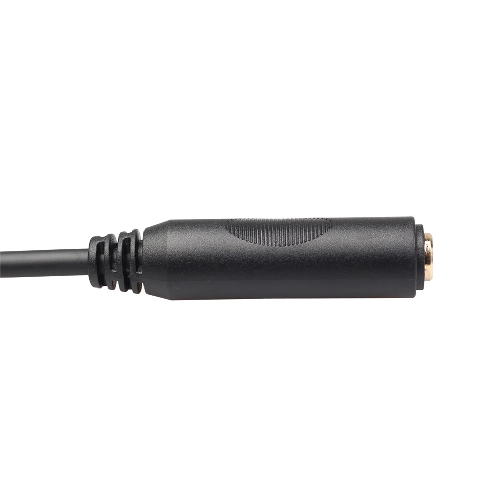 1x 6.35 Mm Male To 2 6.35 Mm Female Adapter 1/4 Inch Stereo Y Splitter Audio Cable One Minute Two Audio Adapter Cable 0.2m