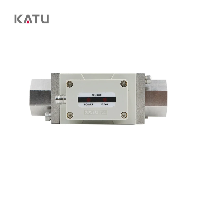 

2025 KATU New Design FTS520 Series IO-Link/RS485 Analog Micro vortex Flow Sensors Flow Meters Digital LED Display