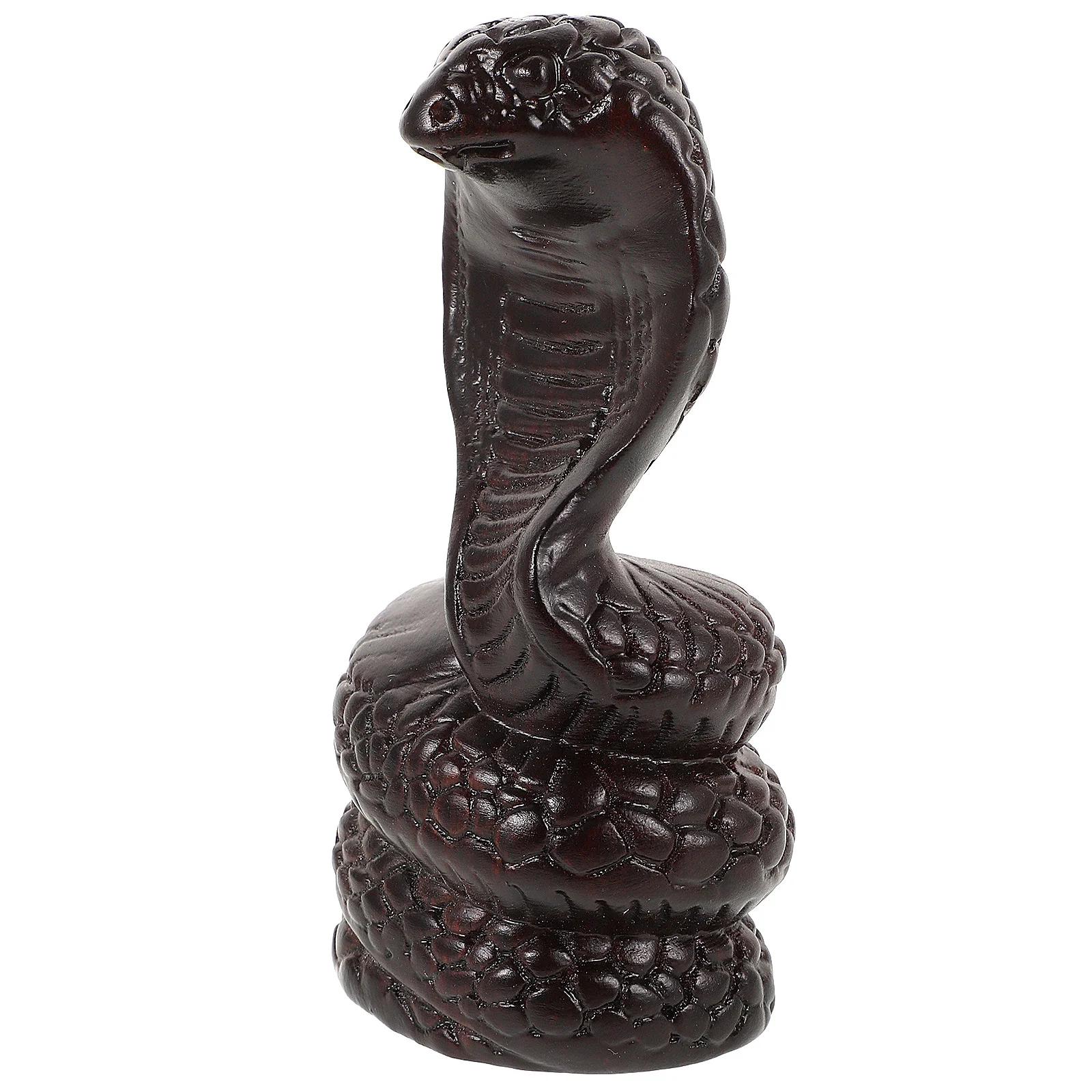 

Wood Carved Snake Realistic Fake Snake For Garden Decor Prank Party Props Learning Desktop Ornament Simulation Animal